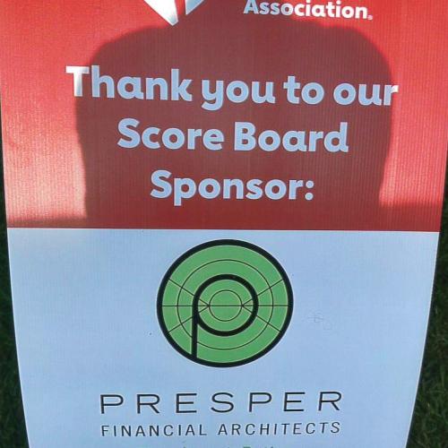 PFA logo as Score Board sponsor for Bill Phillips Memorial Golf Classic